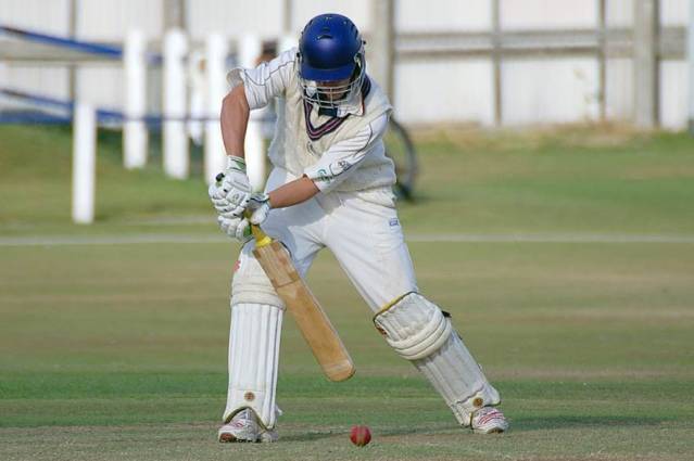 Fraser Burnett batting