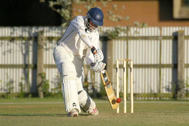 M Parker batting